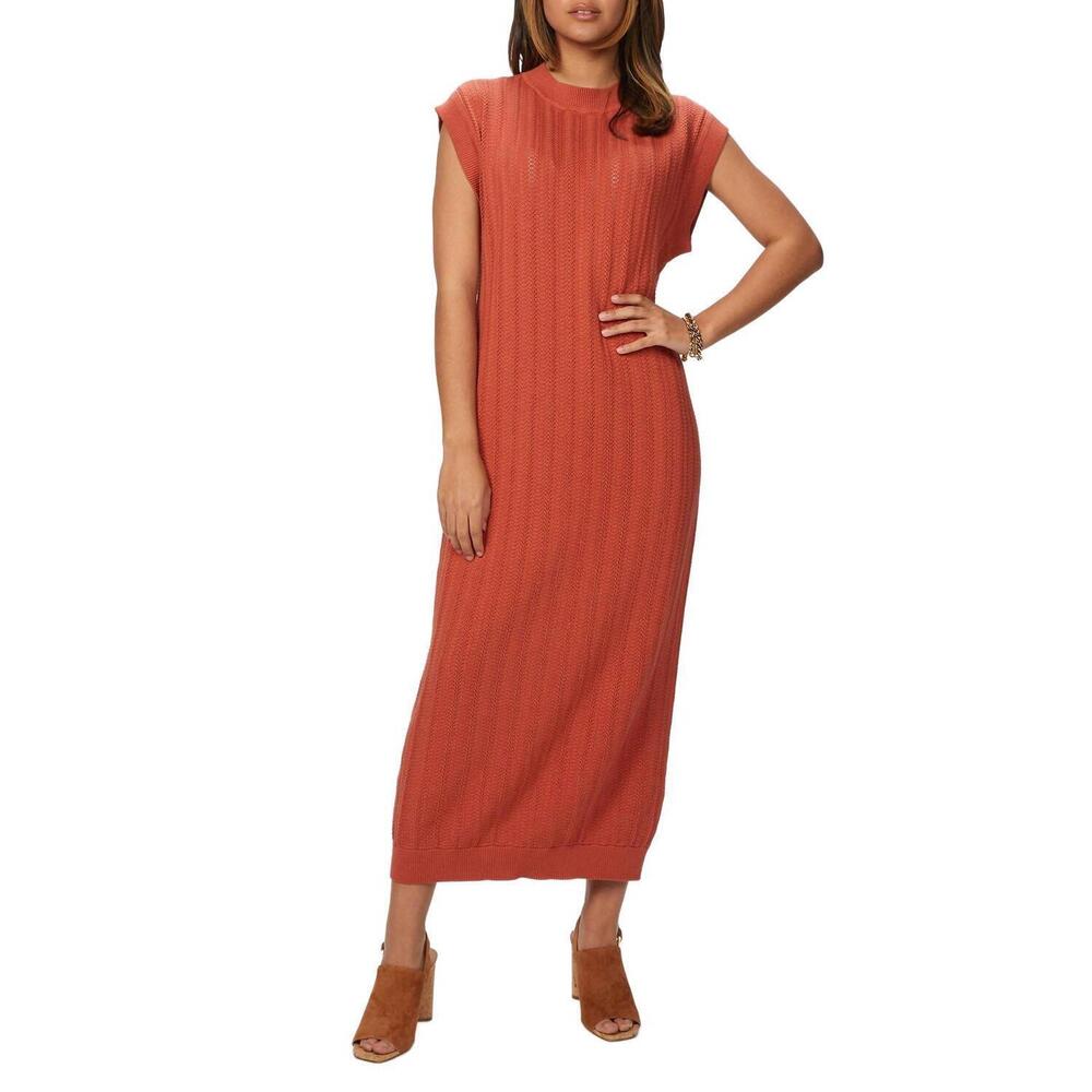 NEW MR MITTENS sleeveless lace dress in apricot brandy